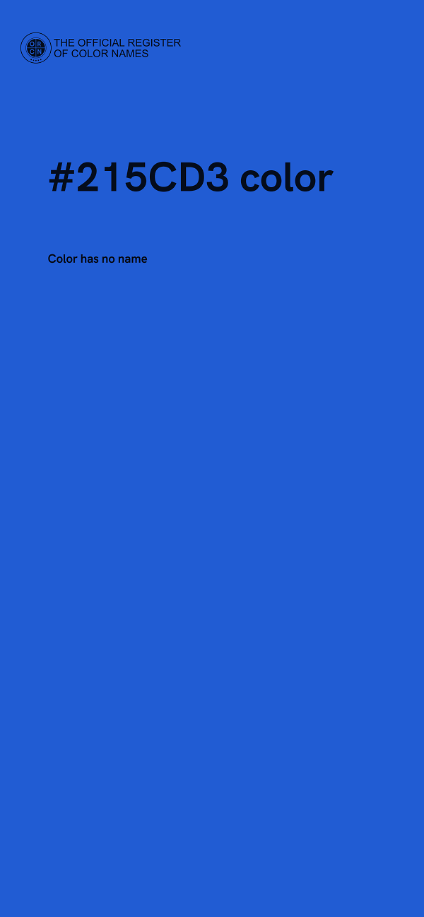 #215CD3 color image