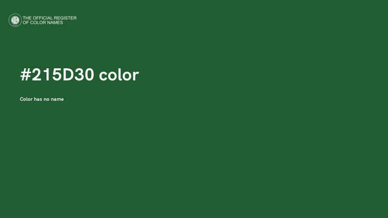 #215D30 color image