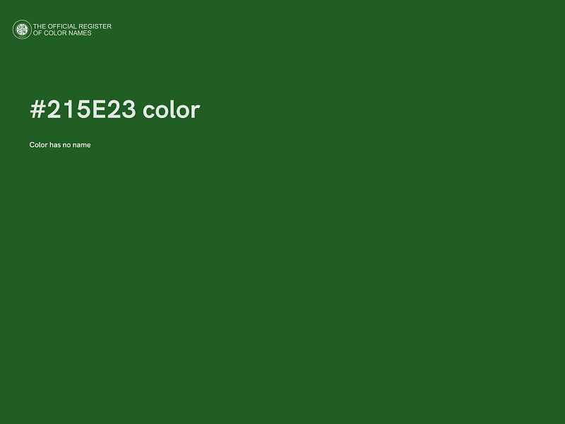 #215E23 color image