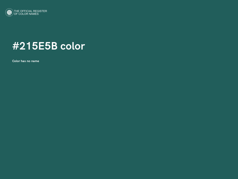 #215E5B color image