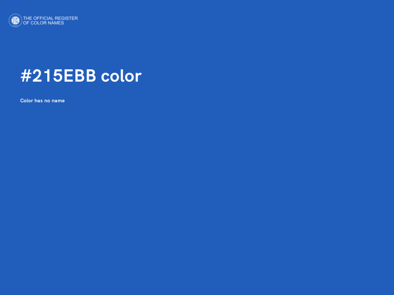 #215EBB color image