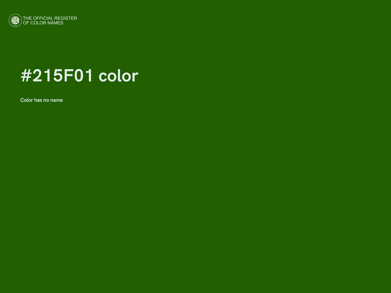 #215F01 color image
