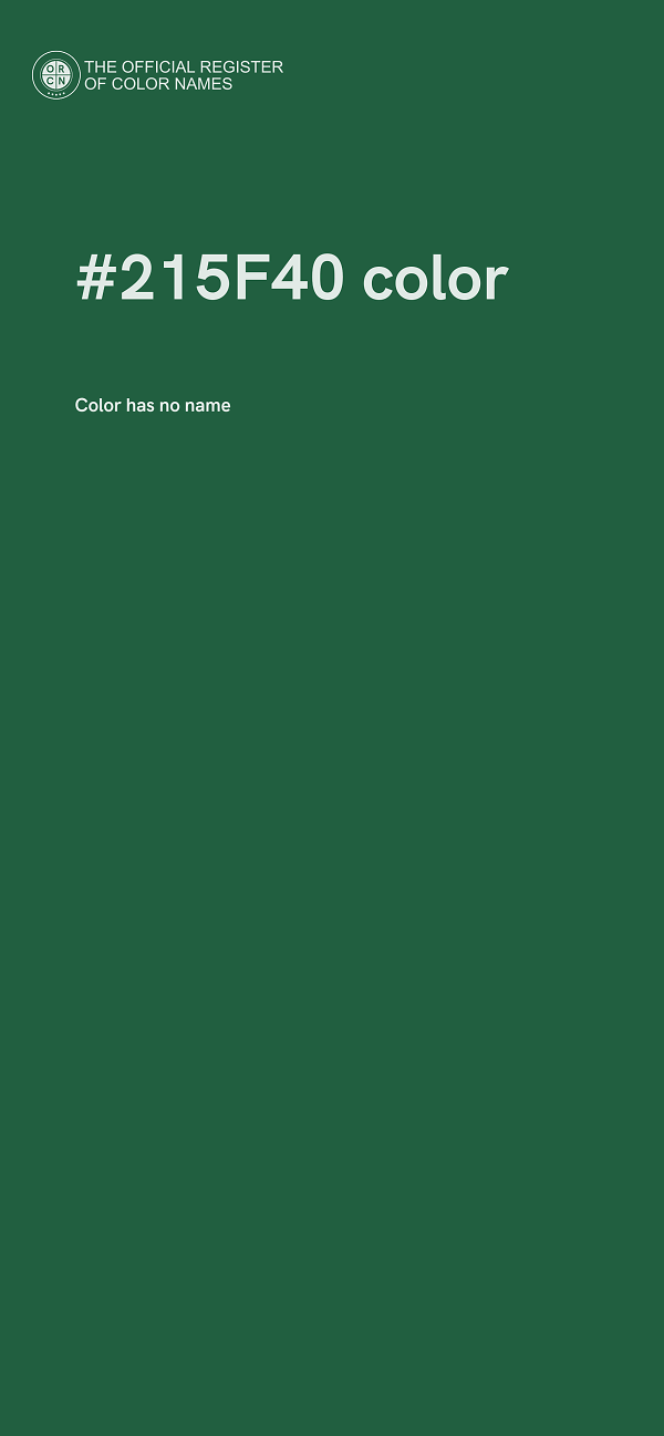 #215F40 color image