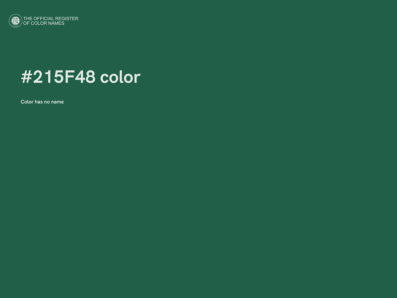 #215F48 color image