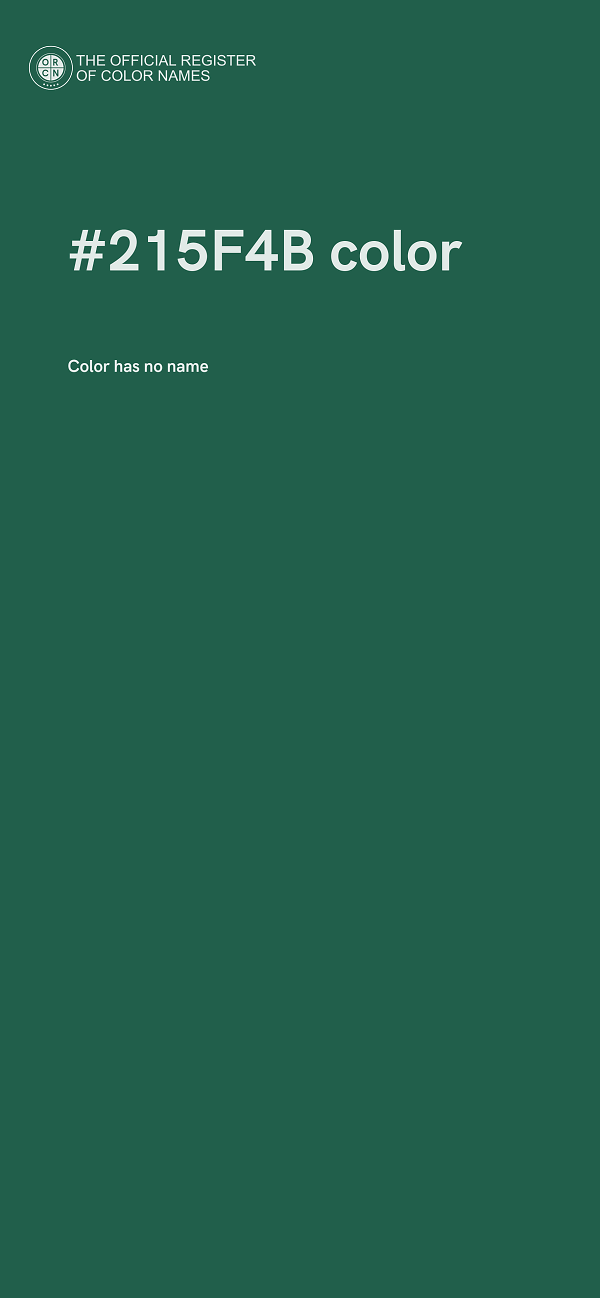 #215F4B color image