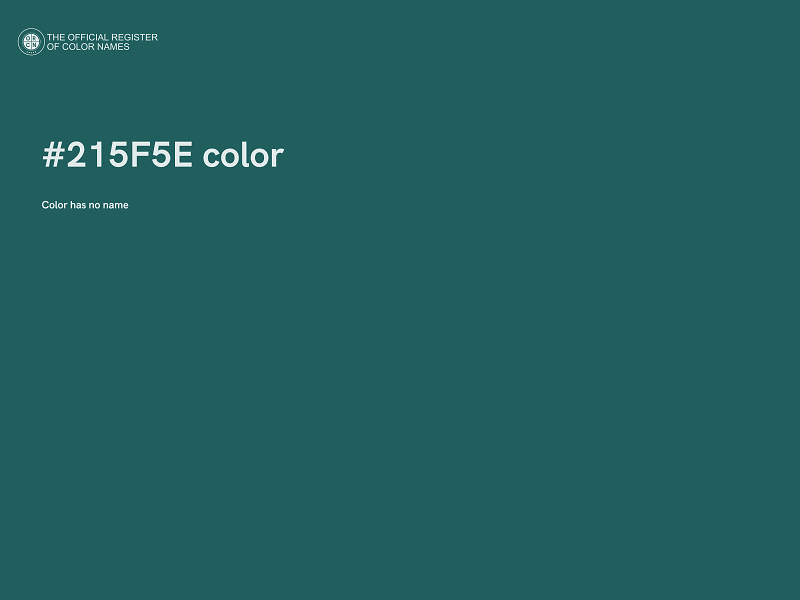 #215F5E color image
