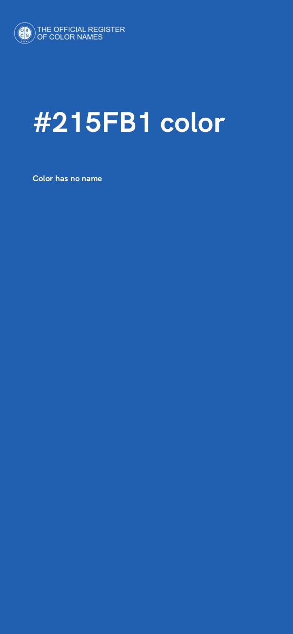 #215FB1 color image