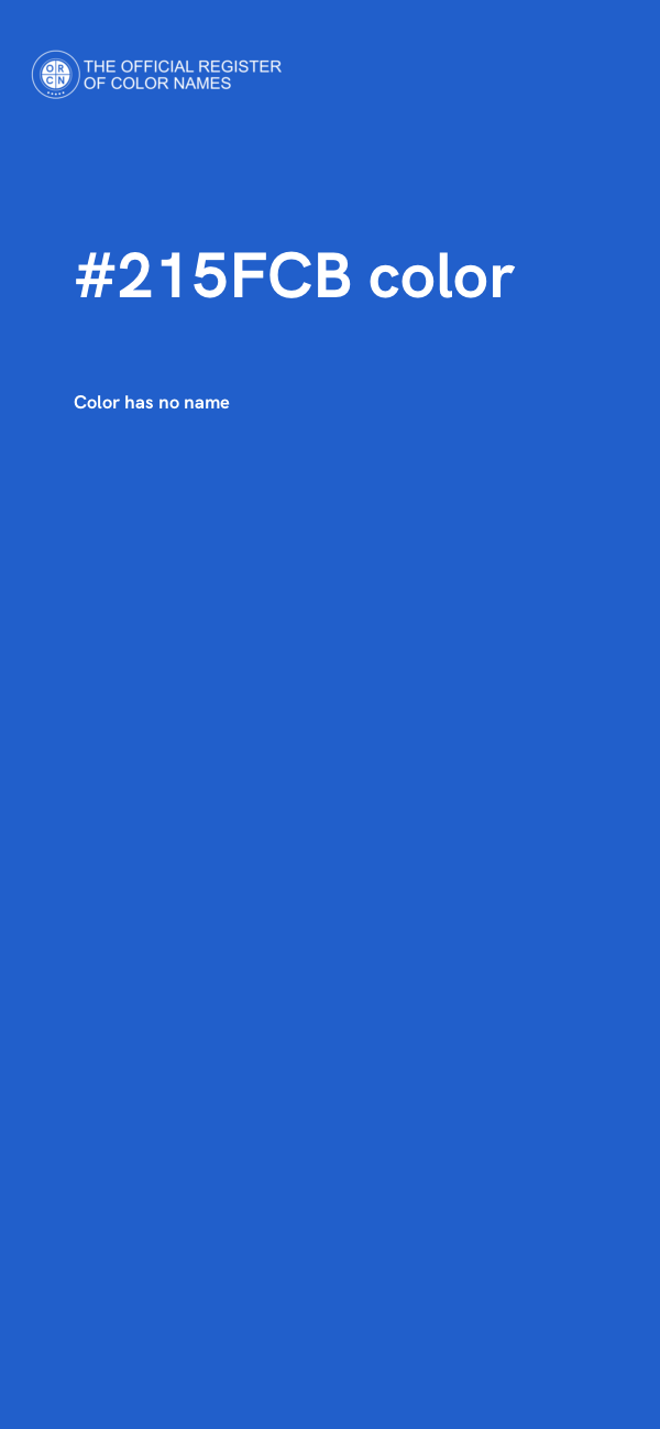 #215FCB color image