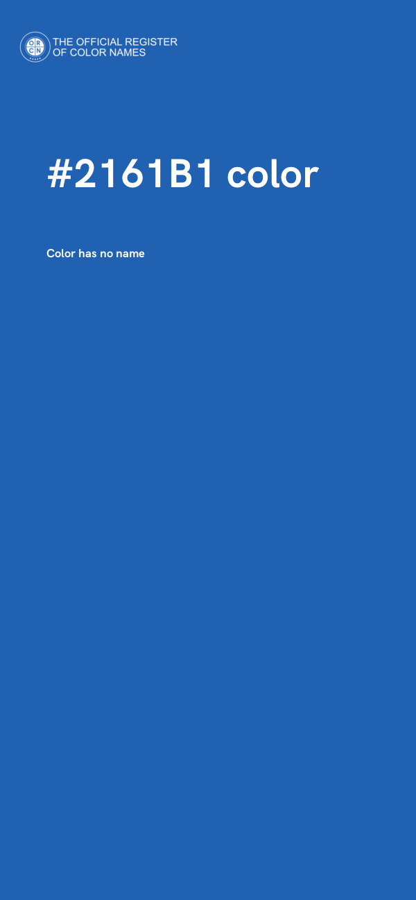 #2161B1 color image