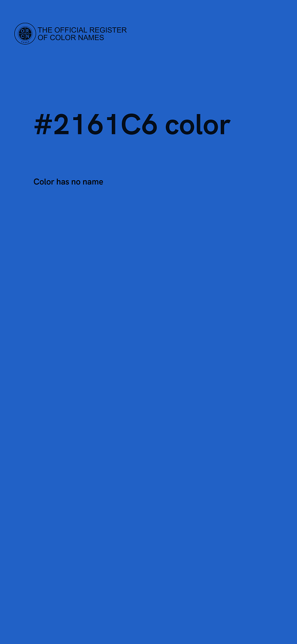 #2161C6 color image