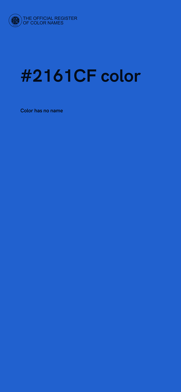 #2161CF color image