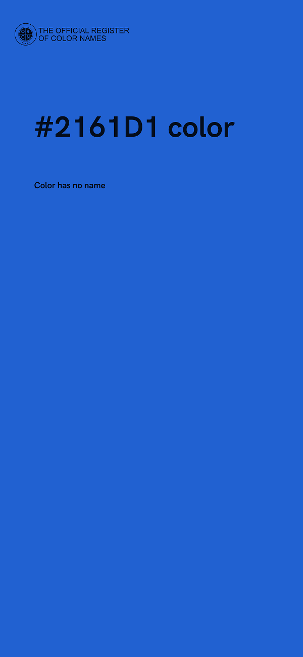 #2161D1 color image
