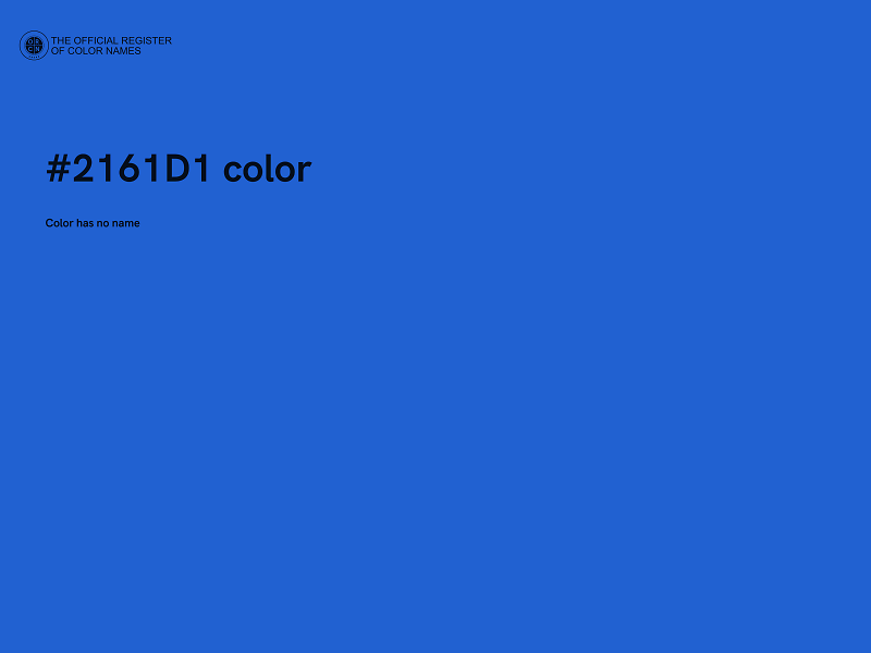 #2161D1 color image