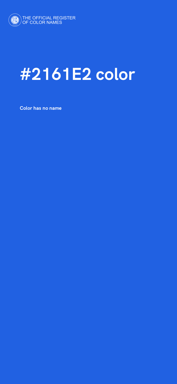#2161E2 color image