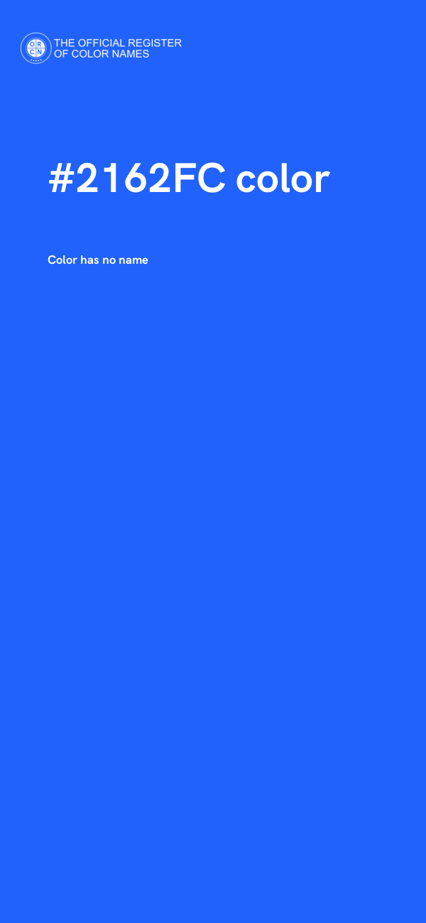 #2162FC color image
