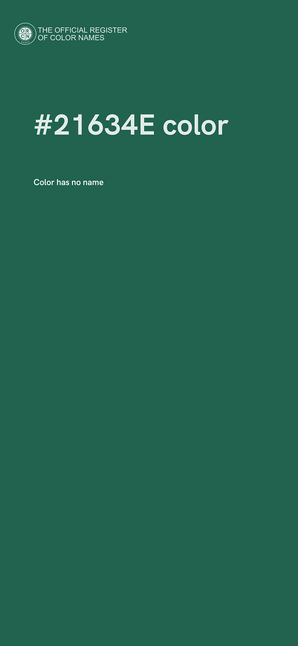 #21634E color image