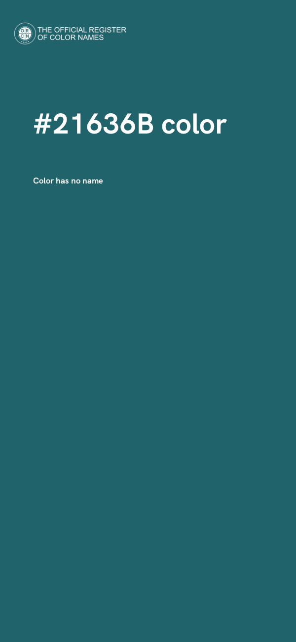 #21636B color image