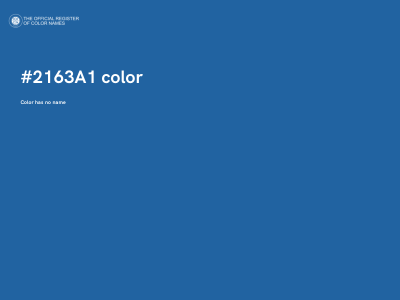 #2163A1 color image