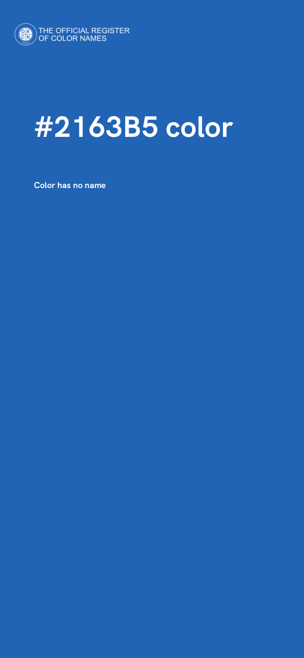 #2163B5 color image