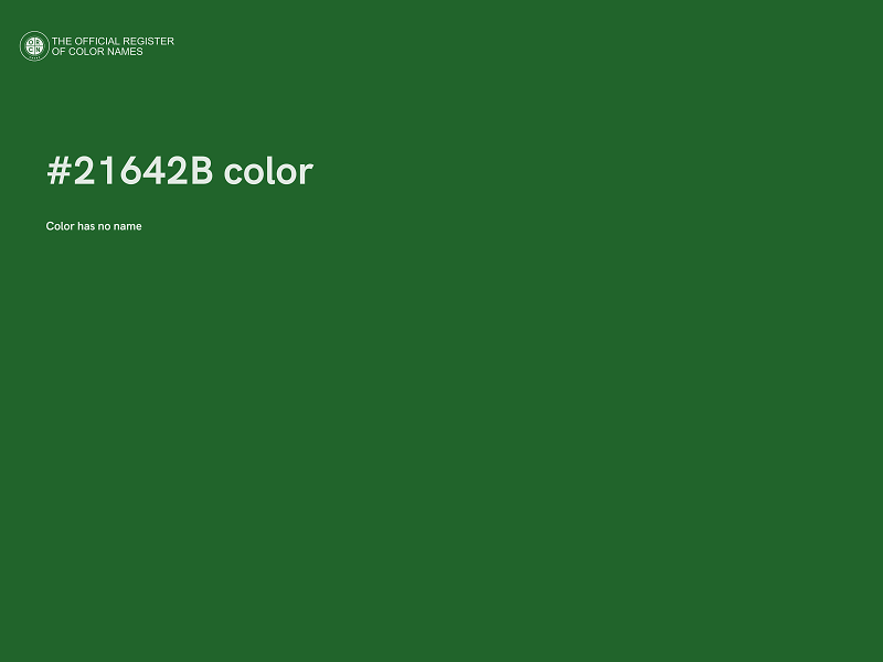 #21642B color image