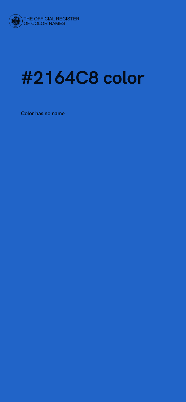 #2164C8 color image