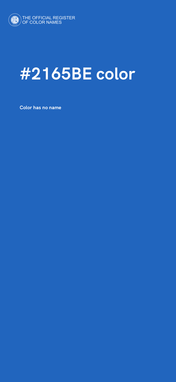 #2165BE color image