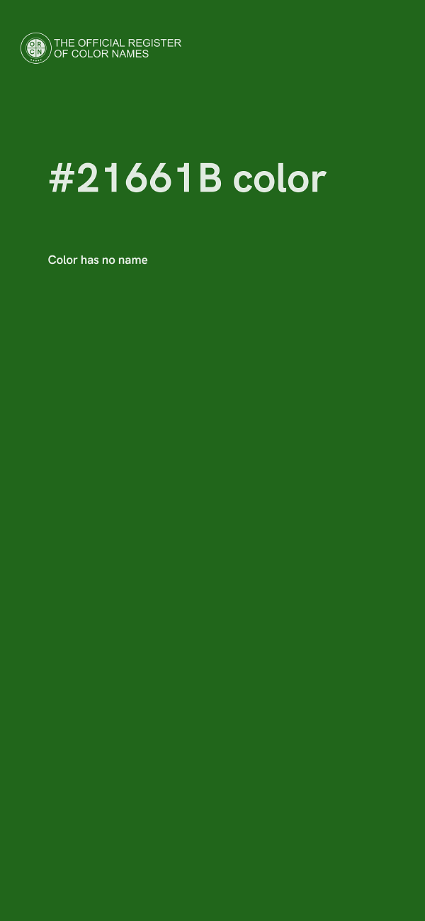 #21661B color image