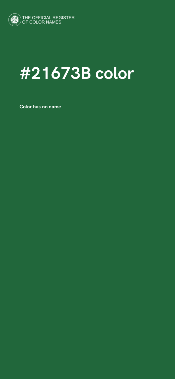 #21673B color image