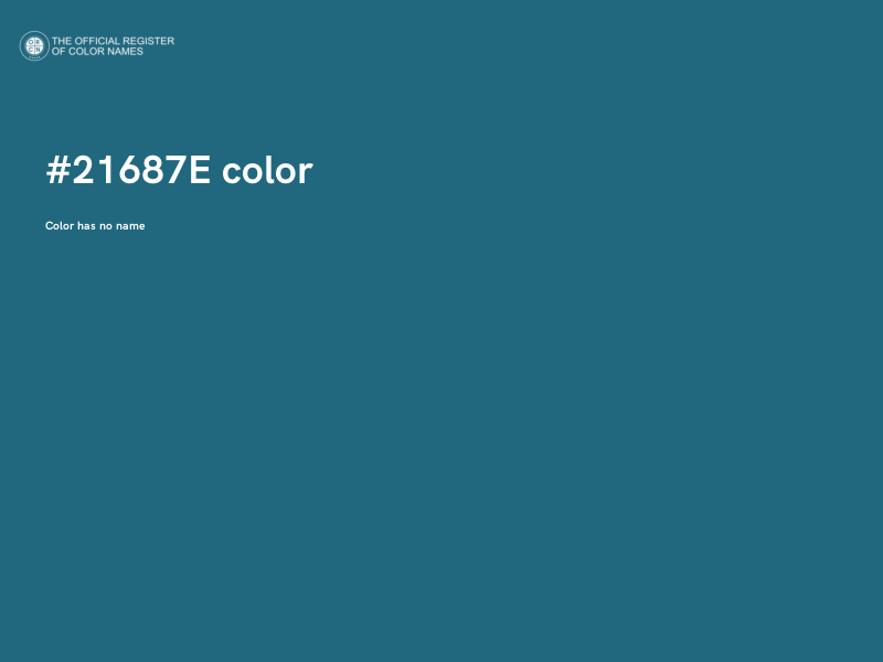 #21687E color image