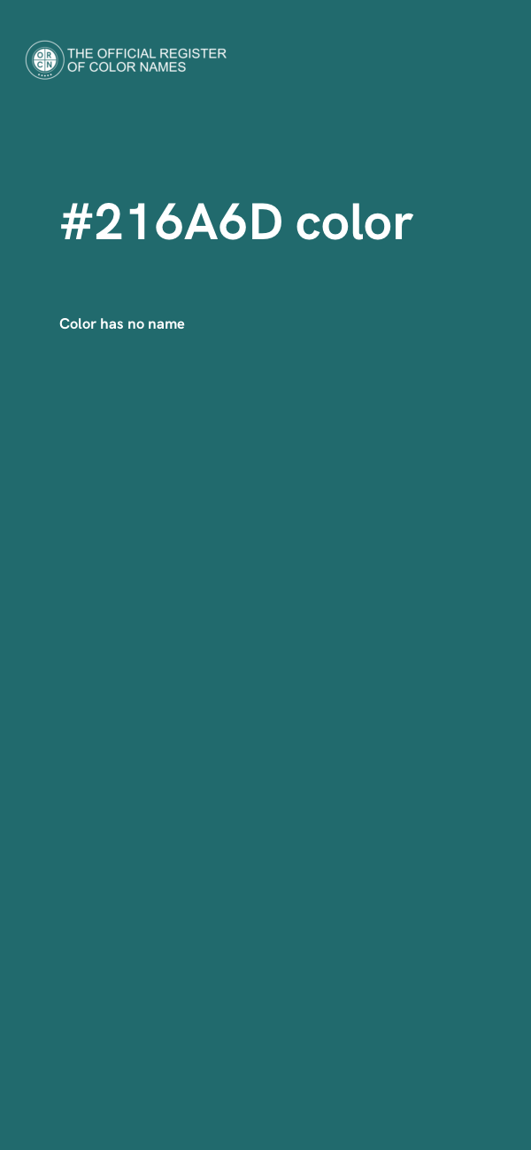 #216A6D color image