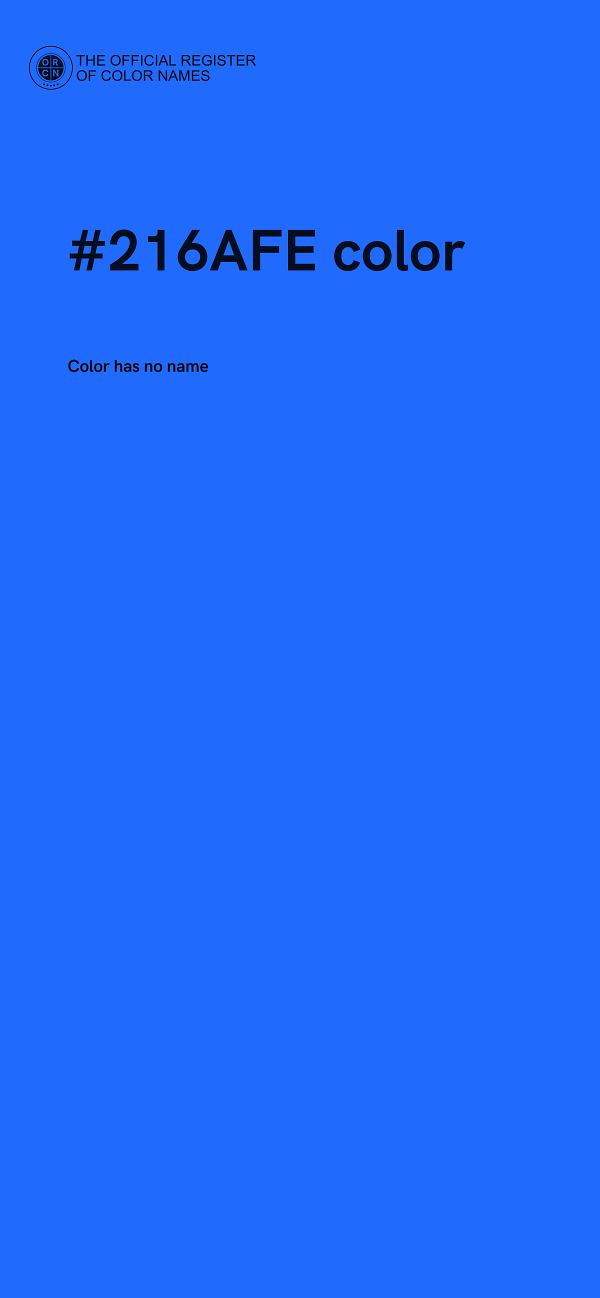 #216AFE color image