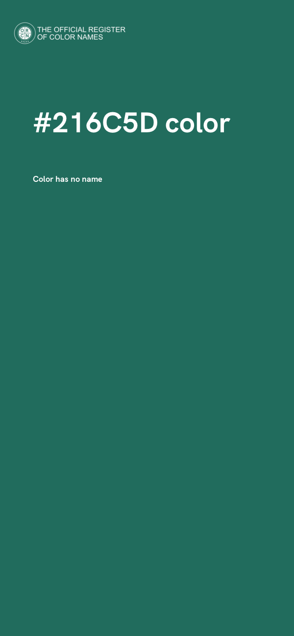#216C5D color image