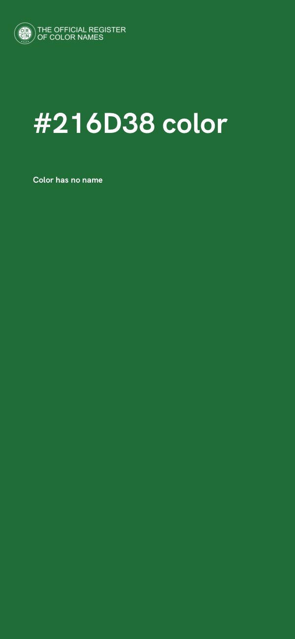 #216D38 color image