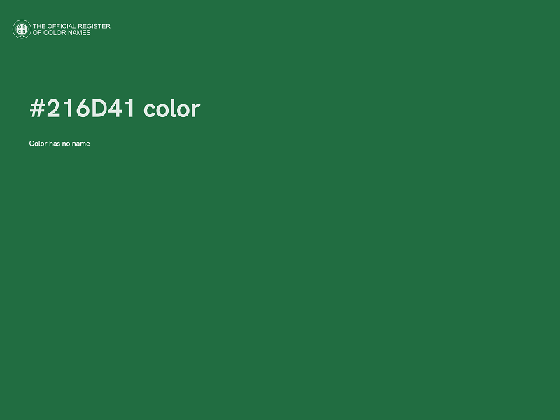 #216D41 color image