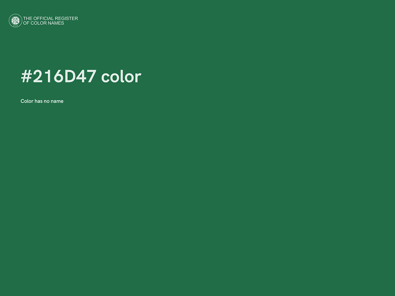 #216D47 color image