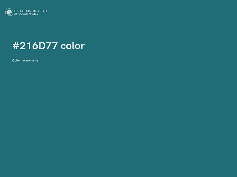 #216D77 color image