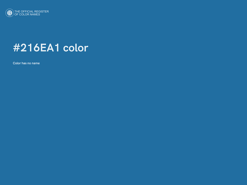 #216EA1 color image