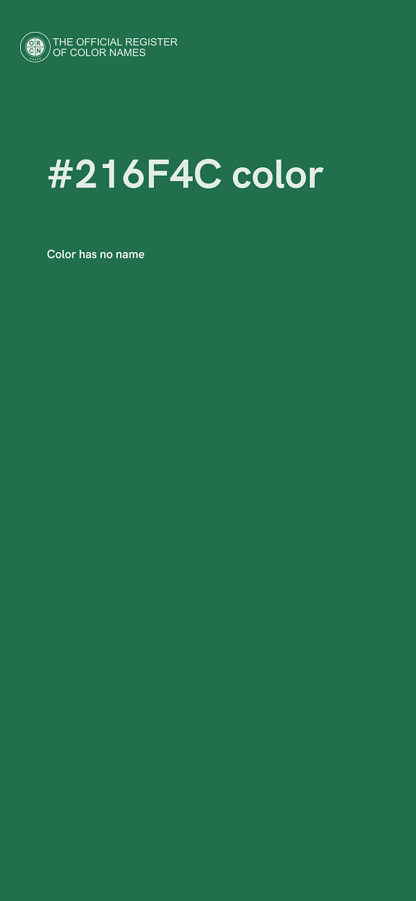 #216F4C color image