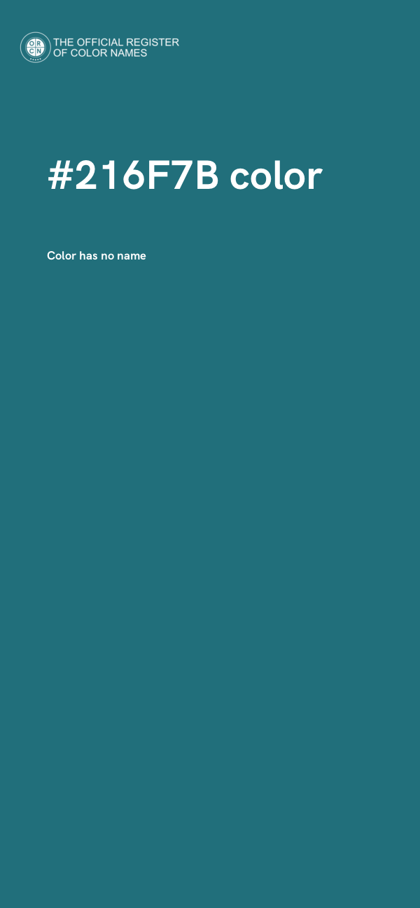 #216F7B color image