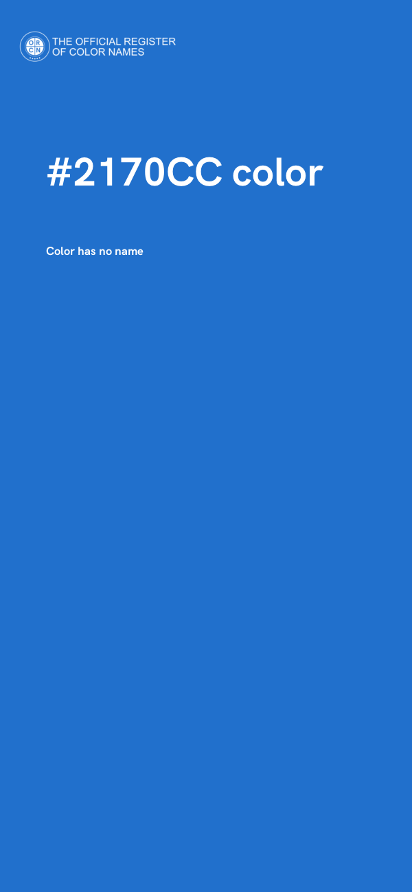 #2170CC color image