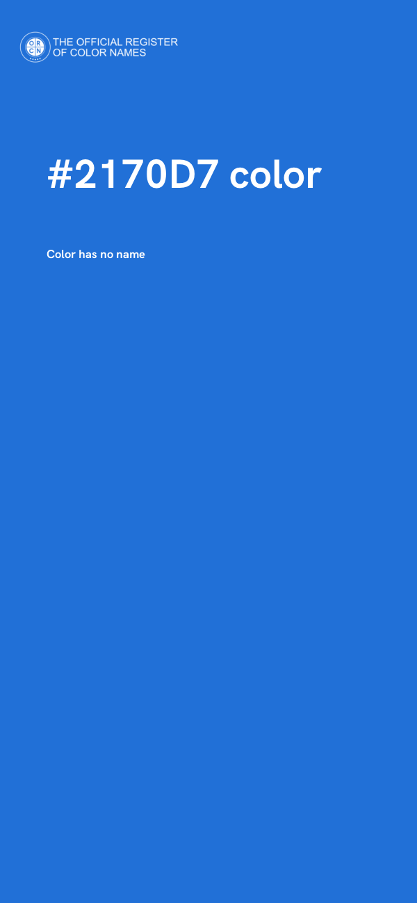 #2170D7 color image