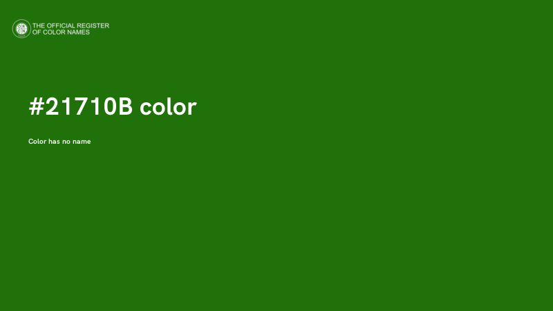 #21710B color image