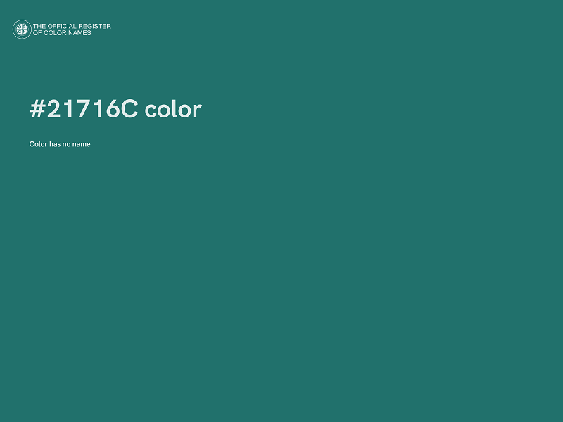 #21716C color image