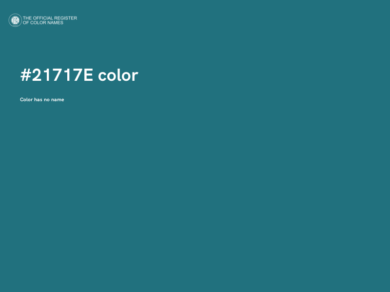 #21717E color image
