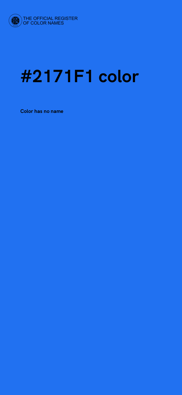 #2171F1 color image