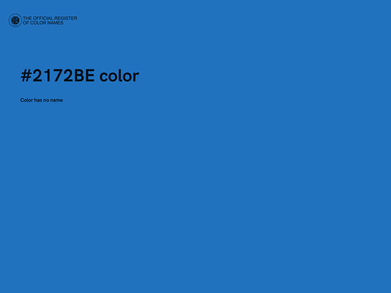 #2172BE color image