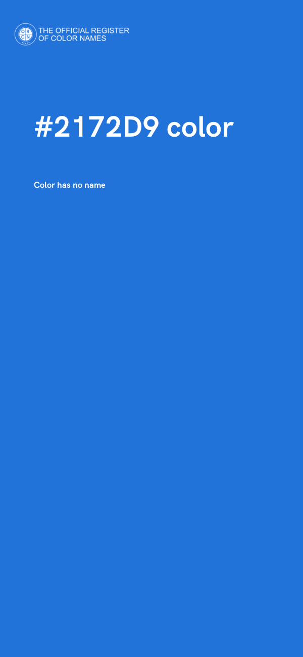 #2172D9 color image