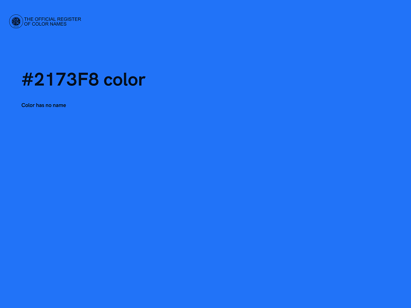 #2173F8 color image