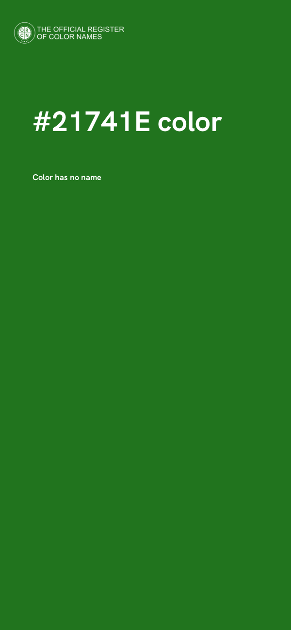 #21741E color image