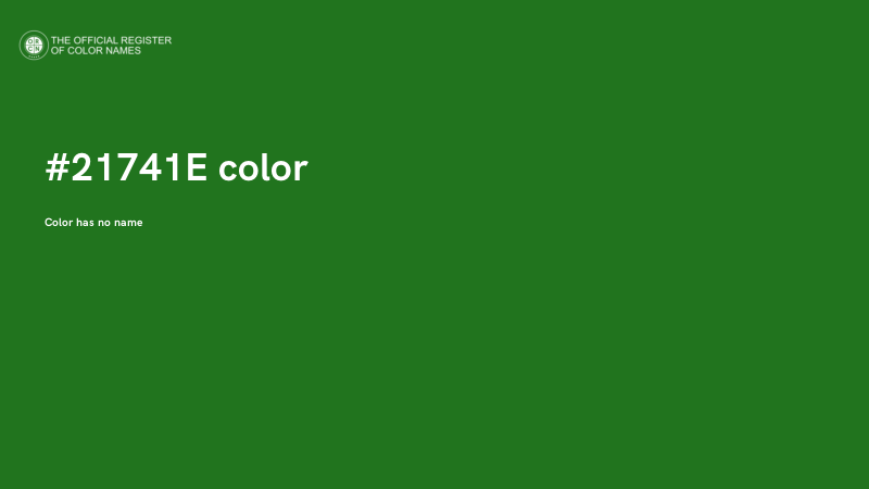 #21741E color image